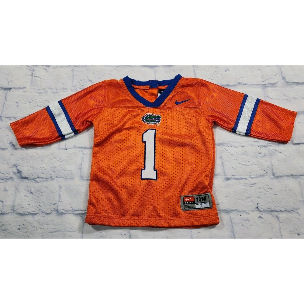 Florida Gators Nike TODDLER SIZE 12M Football Jersey #1 Orange UF VINTAGE Y2K